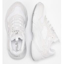 Buty damskie Fila Collene sneakersy sportowe lekkie całe białe sznurowane